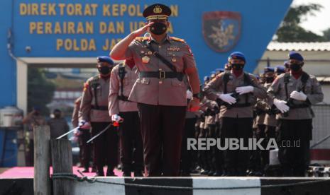 Kegiatan tabur bunga  tersebut dalam rangka memperingati HUT ke-76 Bhayangkara (ilustrasi).  Kelompok Milenial mendorong capaian Polri ke arah yang lebih baik lagi 