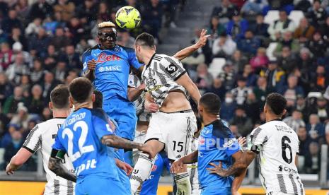 Striker Napoli Victor Osimhen. 