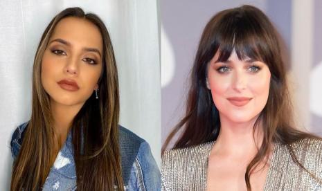 Isabela Merced dan Dakota Johnson.