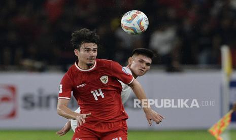 Pemain Timnas Indonesia Nathan Tjoe A On.