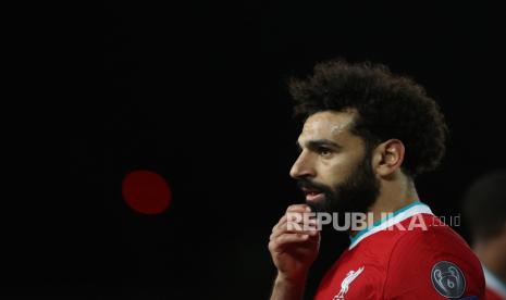 Striker Liverpool Mohamed Salah.