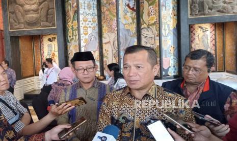 Direktur Jenderal Hak Asasi Manusia Kemenkumham Dhahana Putra dalam media dialog pada Jumat (22/3/2024). 