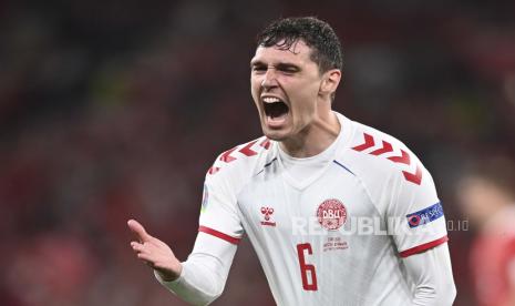 Pemain timnas Denmark Andreas Christensen.