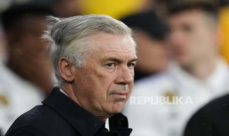  Pelatih kepala Real Madrid Carlo Ancelotti. 