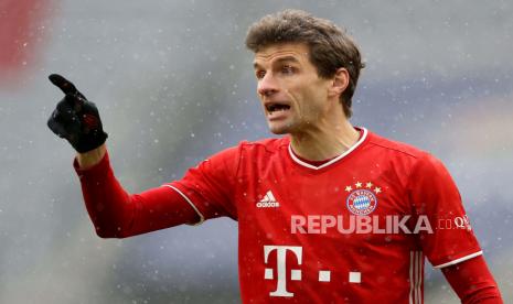  Thomas Mueller dari Bayern Muenchen.