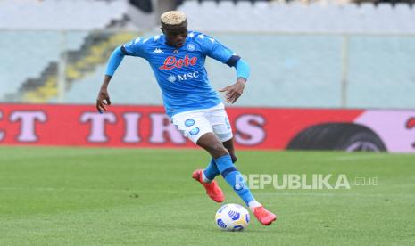 Penyerang Napoli Victor Osimhen.