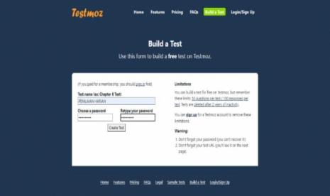Cara Memasukkan Soal Pilihan Ganda ke Testmoz