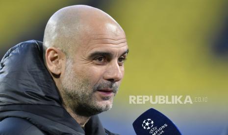 Pelatih kepala Manchester City Pep Guardiola