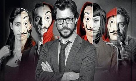 Money Heist atau La Casa de Papel.