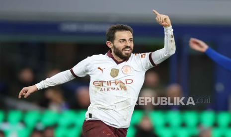  Gelandang Manchester City Bernardo Silva 