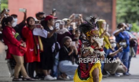 Ilustrasi karnaval budaya.