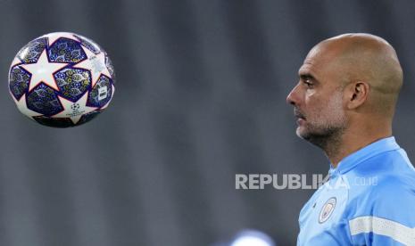 Pelatih Manchester City, Pep Guardiola.