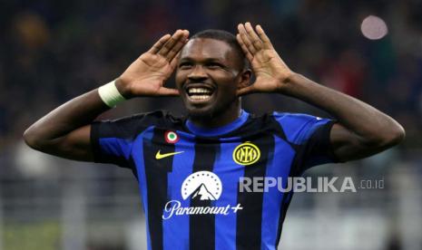 Penyerang Inter Milan Marcus Thuram