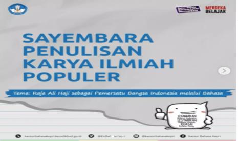 Raja Ali Haji Zaman Now Pelestari Bahasa