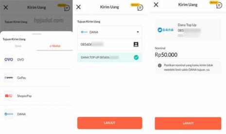Cara Top Up Dana tanpa Biaya Admin