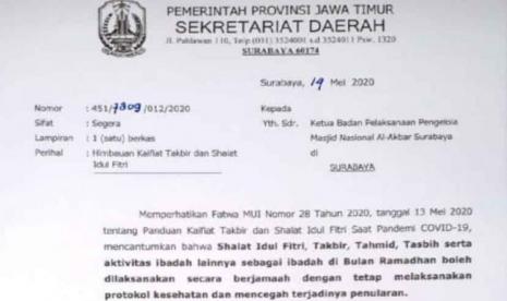 Sholat Id: Saran IDI Soal Pelaksanaan Sholat Idul Fitri