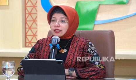 Plt Kepala Badan Pusat Statistik (BPS) Amalia Adininggar Widyasanti dalam rilis berita resmi statistik, Senin (16/10/2023). 