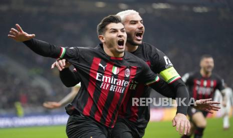 Gelandang AC Milan Brahim Diaz yang musim depan kembali ke Real Madrid.