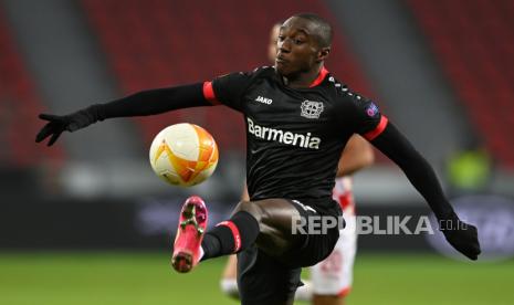 Striker Bayer Leverkusen Moussa Diaby.