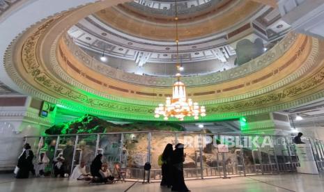 Bukit Safa di dalam Masjidil Haram, Makkah, Arab Saudi, Selasa (18/7/2023).