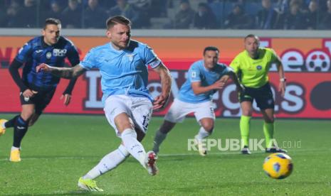 Penyerang Lazio Ciro Immobile.