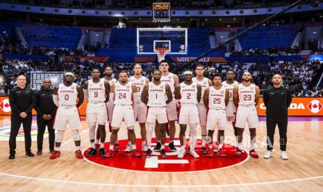 Timnas basket Kanada yang berisikan pemain-pemain NBA di ajang FIBA World Cup 2023.