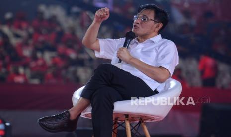 Politikus Budiman Sudjatmiko. Budiman Sudjatmiko klaim capres-cawapres saling bantu di debat rugikan Prabowo-Gibran