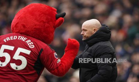 Pelatih Manchester United Erik Ten Hag. 