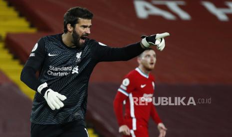 Alisson Becker jadi satu dari tiga pemain timnas Brasil di Liverpool.