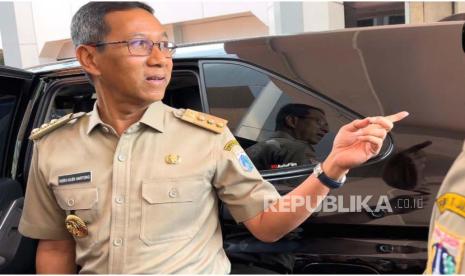 Penjabat (Pj) Gubernur DKI Jakarta Heru Budi Hartono. Pj Gubernur DKI Heru Budi akan mengumumkan UMP DKI 2024 pada Selasa besok.