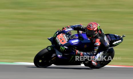 Pembalap MotoGP asal Prancis Fabio Quartararo yang membela tim Monster Energy Yamaha.