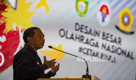 Menteri Pemuda dan Olahraga (Menpora) RI, Zainudin Amali.  Menpora puji kerja keras timnas Indonesia di Piala AFF 2020.