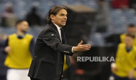 Pelatih Inter Milan Simone Inzaghi.