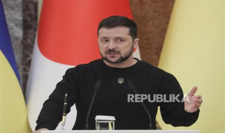  Presiden Ukraina Soroti Derita Muslim Tatar Krimea di KTT Liga Arab. Foto:   Presiden Ukraina Volodymyr Zelensky.