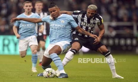 Manchester City saat dikalahkan Newcastle United, Kamis (28/9/2023). 