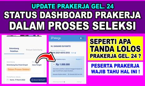 Kartu Prakerja Dalam Proses Seleksi? Ini Penjelasan Detailnya