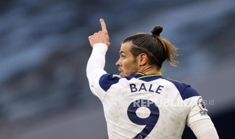 Gelandang Tottenham Hotspur pinjaman dari Real Madrid, Gareth Bale.