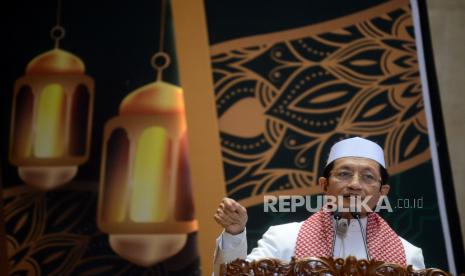 Imam Besar Masjid Istiqlal KH Nasaruddin Umar. Dia mengatakan, puasa tak sekadar menahan lapar, tapi juga menjaga panca indra dari hal tercela dan mengandung dosa.