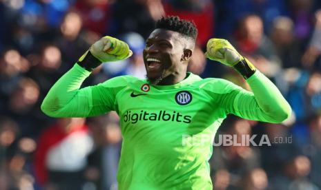 Kiper Inter Milan Andre Onana yang diminati Manchester United.