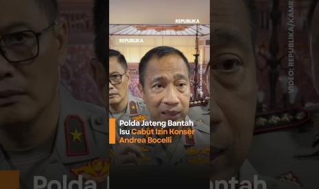 Polda Jawa Tengah Tegaskan Izin Konser Andrea Bocelli Belum Pernah Dicabut