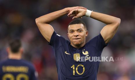 Striker timnas Prancis, Kylian Mbappe.