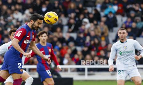 Getafe Vs Barcelona, Ahad (25/2/2024). 