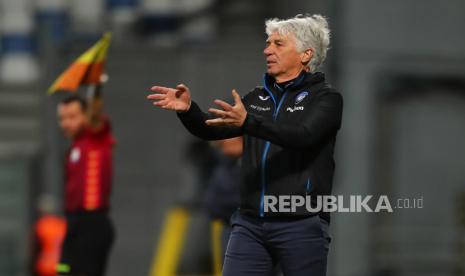 Pelatih Atalanta Gian Piero Gasperini.