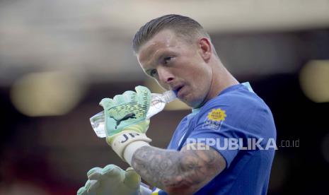 Penjaga gawang Everton, Jordan Pickford.