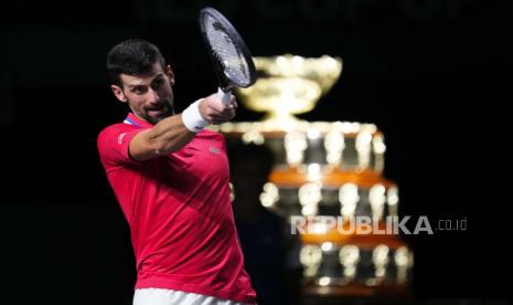 Petenis nomor satu dunia asal Serbia Novak Djokovic. 