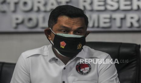 Dirresnarkoba Polda Metro Jaya Kombes Pol Mukti Juharsa. Republika/Putra M. Akbar