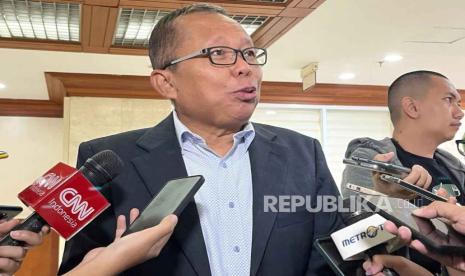 Hakim Mahkamah Konstitusi (MK), Arsul Sani. Wakil Ketua MK sebut Arsul Sani tetap ikut menangani proses sengketa Pilpres 2024.