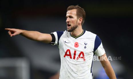 Penyerang Tottenham Hotspur, Harry Kane. 