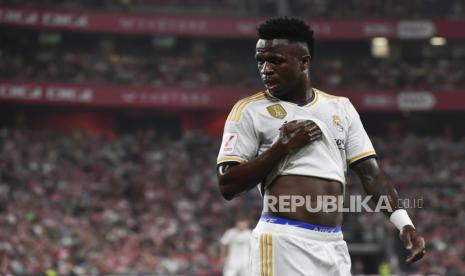 Penyerang sayap Real Madrid, Vinicius Junior, yang kembali dibekap cedera.