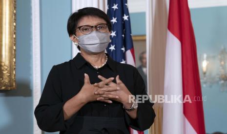 Menlu Retno Temui Perwakilan Taliban di Doha. Menteri Luar Negeri RI Retno Marsudi.